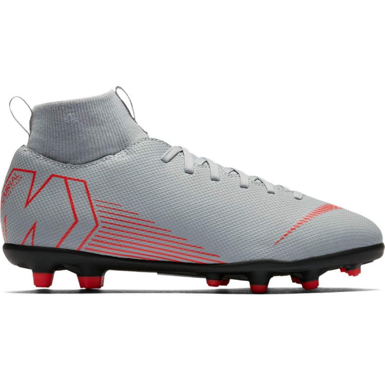 Nike Mercurial Superfly 6 Club Mg Jr AH7339 060 weiße Fußballschuhe