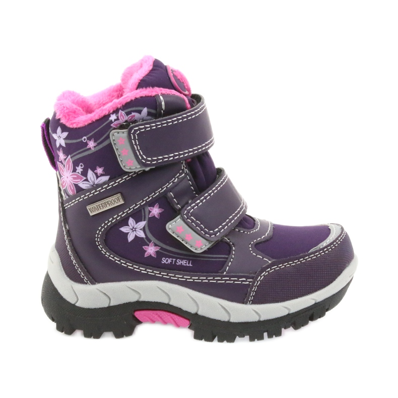 American Club American Boots Winterstiefel mit 3121 Membran violett