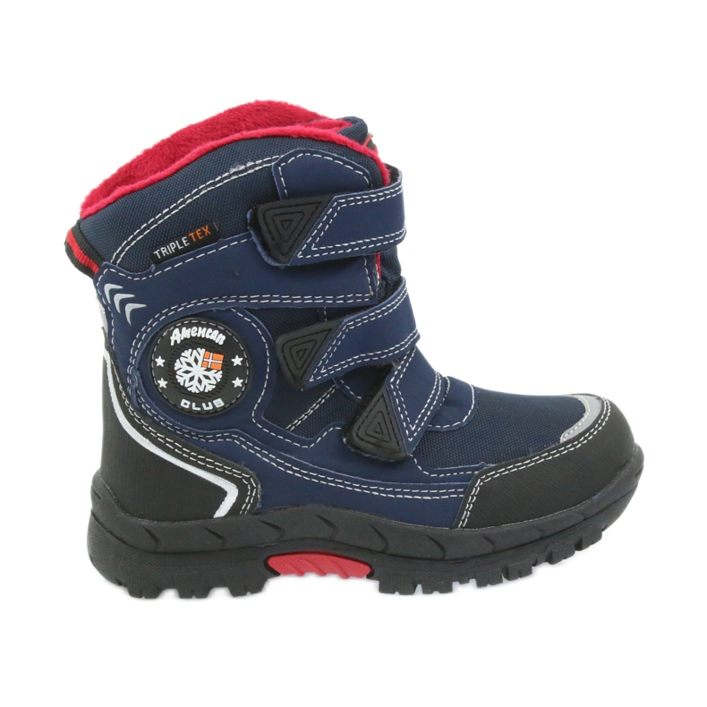 American Club American Boots Winterstiefel mit 0926 Membran schwarz rot navy blau