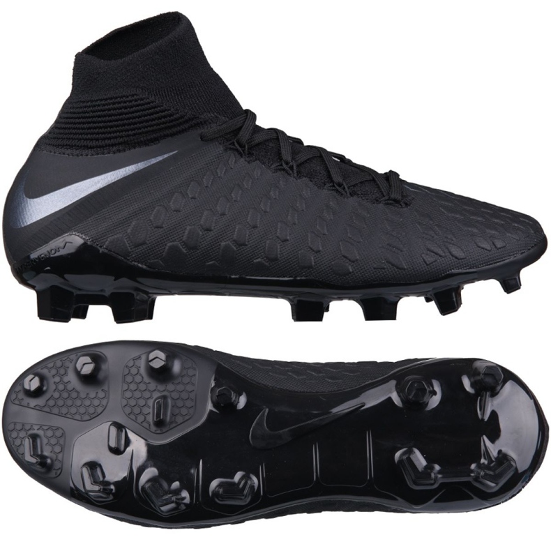 Nike Hypervenom Phantom 3 Elite Dynamic Fit Fg Jr AJ3791-001 Fußballschuh schwarz schwarz