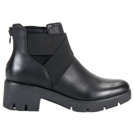 Modische Stiefel schwarz