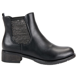 Kayla Schwarze Stiefeletten Jodhpur-Stiefel