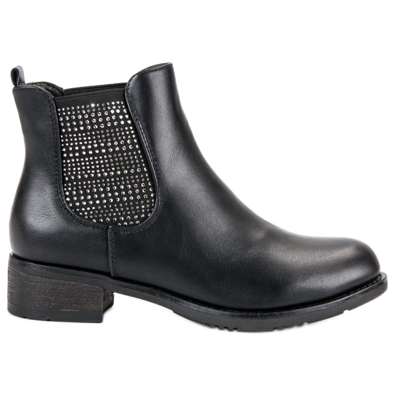 Kayla Schwarze Stiefeletten Jodhpur-Stiefel