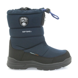 American Club Schuhe mit Membran American 801SB marineblau schwarz