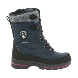 American Club Schneestiefel mit amerikanischer 801SB Granat-Membran schwarz marineblau