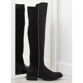 Offiziere mit elastischem Obermaterial schwarz 7533-PG Black