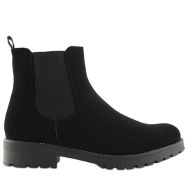 Schwarze Chelsea-Boots für Damen SP16 Schwarz