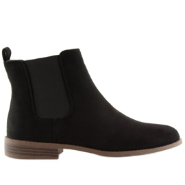 Schwarze Chelsea-Boots für Damen LJ111 Nero