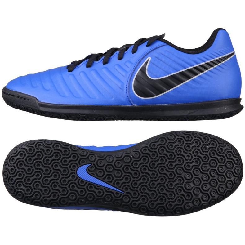 Hallenschuhe Nike Tiempo LegendX 7 Club Ic M AH7245-400 blau blau