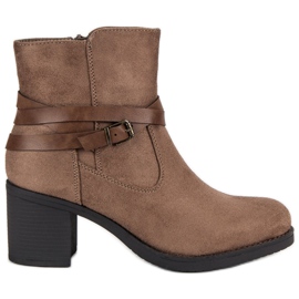 Super Mode Wildleder Stiefeletten braun