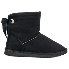 Seastar Schneestiefel aus Wildleder schwarz