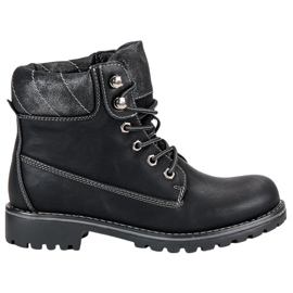 Super Me Geknotete Trapper schwarz