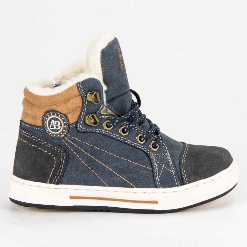 Arrigo Bello Warme Winterschuhe blau