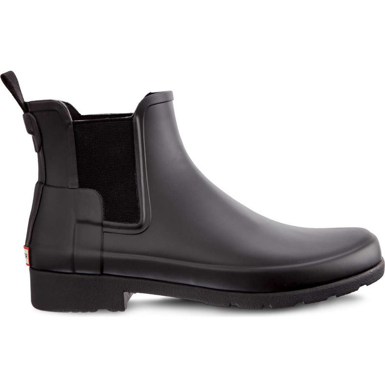 Hunter Damen Original verfeinert Chelsea Black schwarz