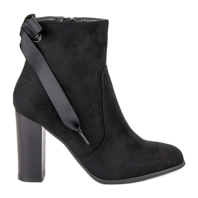 Super Mode Elegante Stiefel auf der Post schwarz