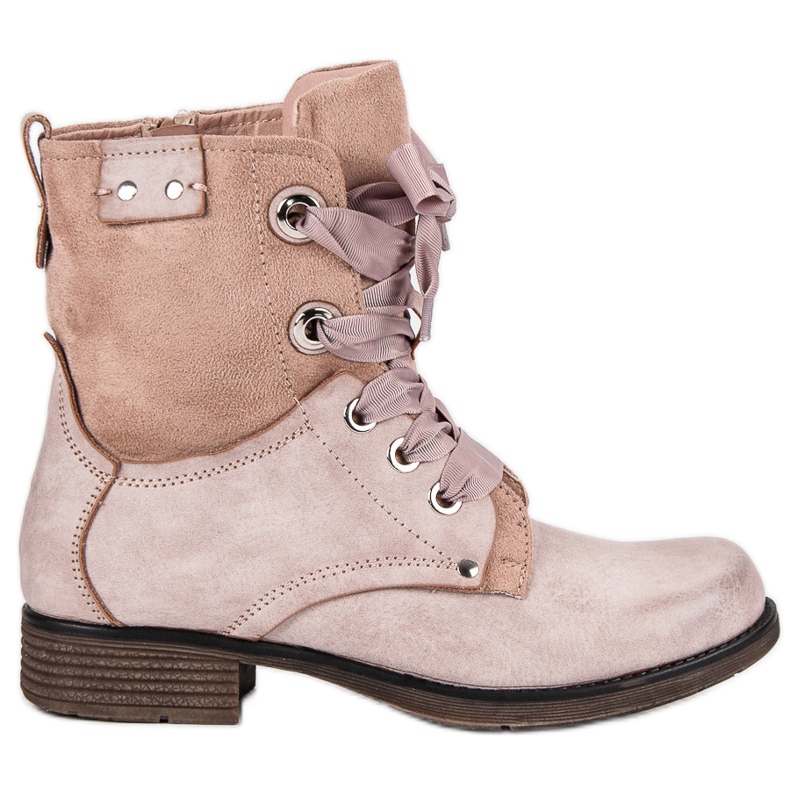 Bestelle Puderbeutel aus Wildleder mehrfarbig rosa