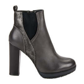 Erynn Sexy graue Stiefel