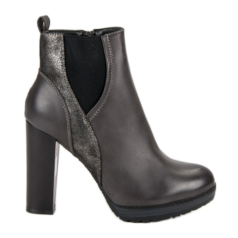 Erynn Sexy graue Stiefel