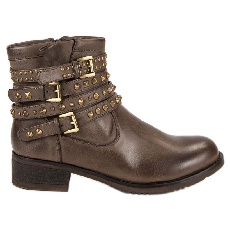 SDS Rockstiefel mit Jets braun