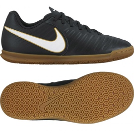 Hallenschuhe Nike Tiempo X Rio Iv Ic Jr 897735 002 schwarz schwarz