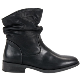 Super Me Klassische schwarze Stiefel