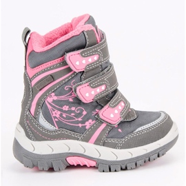 American Club Amerikanische Schneestiefel grau