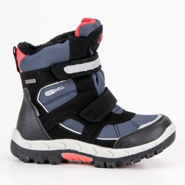 American Club Amerikanische Schneestiefel blau