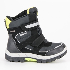 American Club Amerikanische Schneestiefel schwarz