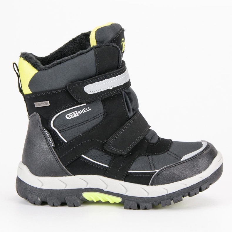 American Club Amerikanische Schneestiefel schwarz