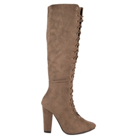 Cm Paris Schnürstiefel braun