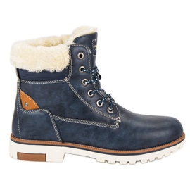 Arrigo Bello Warme Winter-Trapper blau