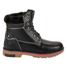 Arrigo Bello Warme Winter-Trapper schwarz