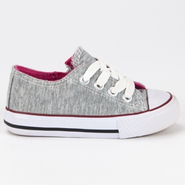 Low Sneakers grau