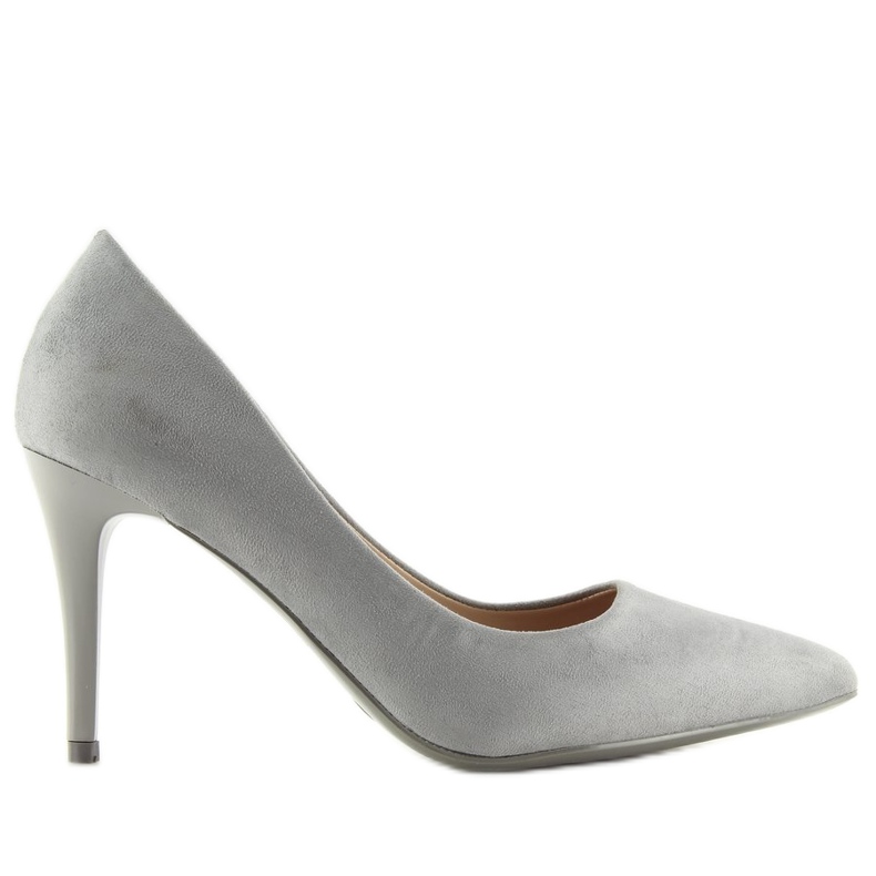 Pumps auf grauem Wildleder B-79 Grey