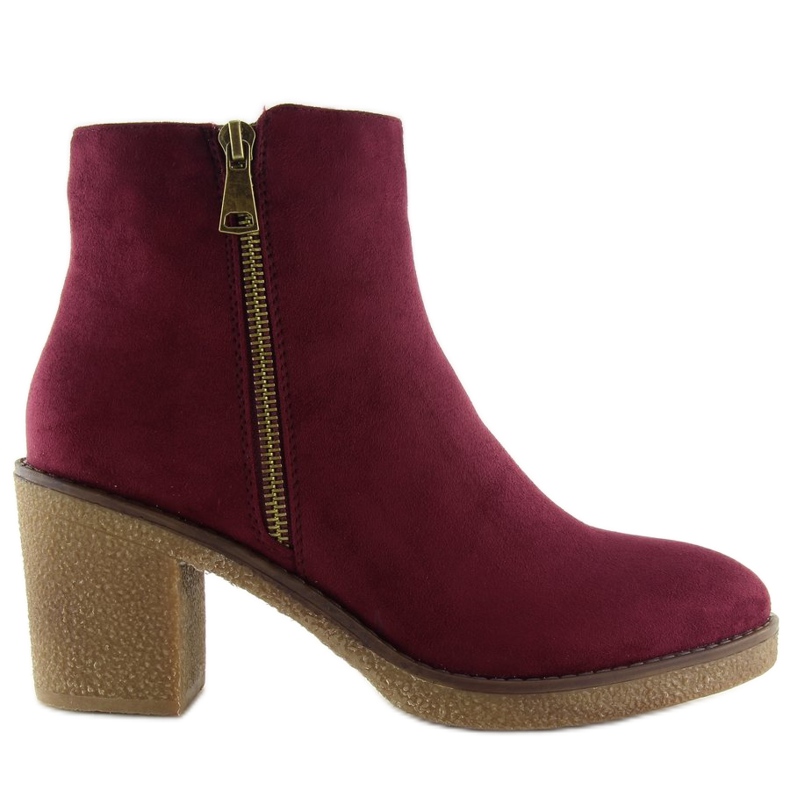 Stiefel auf High Heels kastanienbraun 2013 Wine Red rot