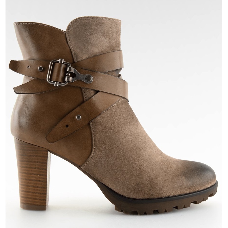 Stiefeletten braun 8287 Khaki