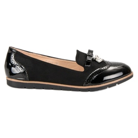 SDS Modische Loafer schwarz