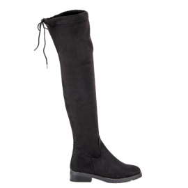 Seastar Klassische Stiefel mit flachen Absätzen schwarz