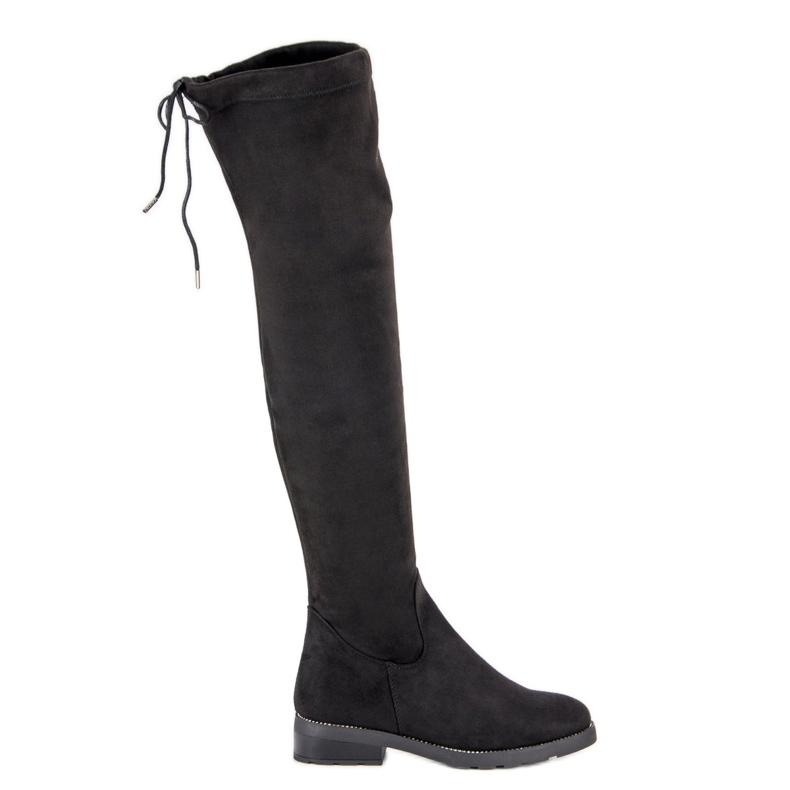 Seastar Klassische Stiefel mit flachen Absätzen schwarz