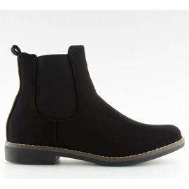 Schwarze Chelsea Boots für Damen schwarz 491 Black