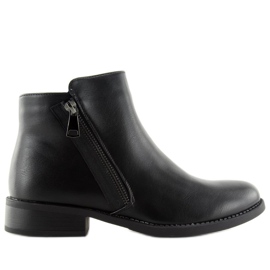 Schwarze Chelsea-Boots für Damen 7352-PA Schwarz
