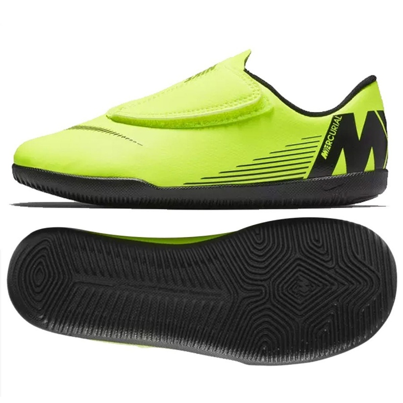 Hallenschuhe Nike Mercurial Vapor 12 Club PS (V) Ic Jr AH7356-701 grün grün