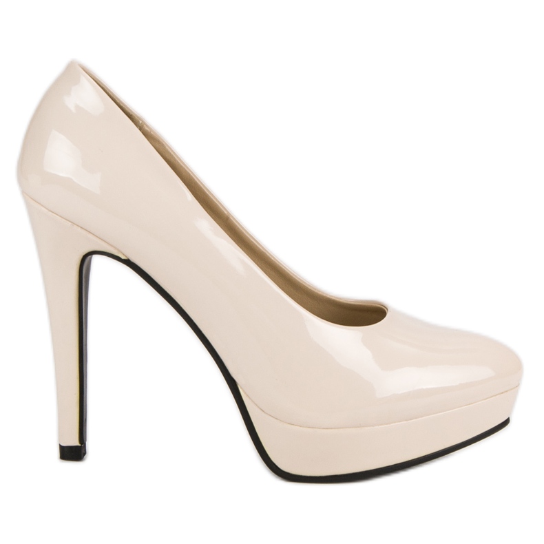 J. Star Sexy High Heels auf dem Plateau braun