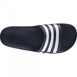 Adidas Duramo Slide G15892 Hausschuhe weiß navy blau