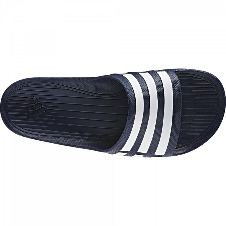 Adidas Duramo Slide G15892 Hausschuhe weiß navy blau