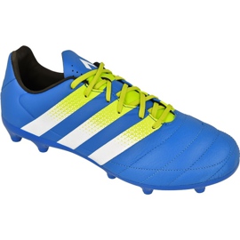 Adidas Ace 16.3 FG / AG M Leder AF5163 Fußballschuhe blau blau