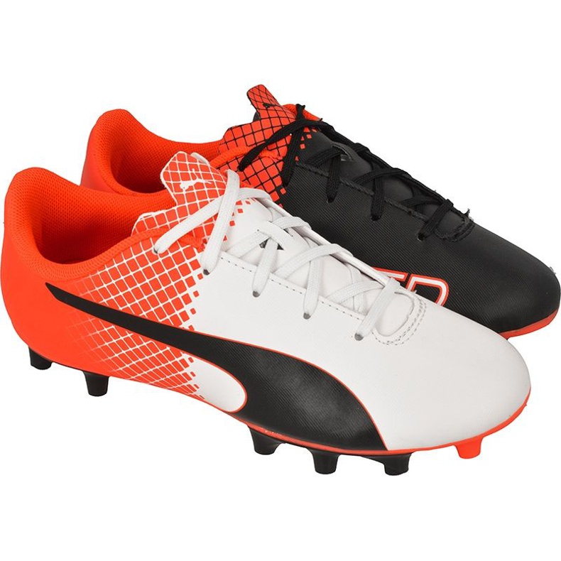 Puma evoSPEED 5.5 Tricks Fg Jr 10362903 Fußballschuhe mehrfarbig rot