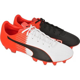 Puma evoSPEED 4.5 Tricks Fg M 10359203 Fußballschuhe mehrfarbig rot
