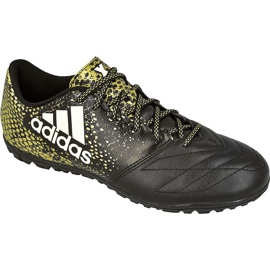 Adidas ACE 16.3 TF Leder M BB4197 Fußballschuhe schwarz