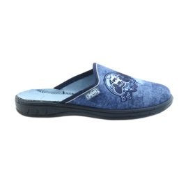 Befado Kinderschuhe Hausschuhe 707Y396 marineblau blau